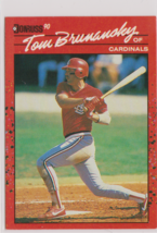 Tom Brunansky Cardinals Outfielder 1990 Donruss Card # 399 Near Mint - $1.44