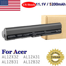 6-Cell Battery For Acer Aspire One 725 756 C710 Al12A31 Al12B31 Al12B32 Al12X32 - $32.29