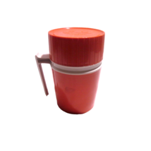 Thermos 10 Oz. Model 7002 Made In USA Vintage Orange Soup Coffee Lunch Container - £7.98 GBP