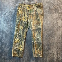 Gamhide Pants Mens 38x28 Camo RealTree Edge Hunting Outdoors CWP Straigh... - £14.36 GBP