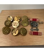 military lapel pins air corp ribbon bars sharpshoter pin - $20.06