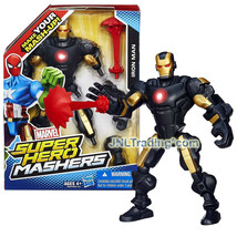 Year 2013 Marvel Super Hero Mashers 6 Inch Figure - IRON MAN with Repulsor Blast - £31.23 GBP