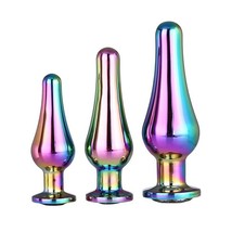 Gleaming Butt Plug Set Multicoloured with Free Shipping - £89.68 GBP