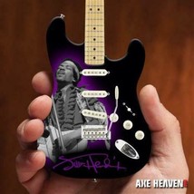 JIMI HENDRIX -&quot;Tribute&quot; Fender Strat 1:4 Scale Replica Guitar ~Axe Heaven~ - £25.81 GBP