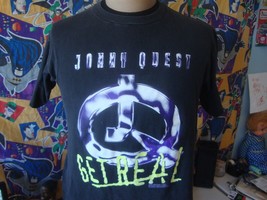 Vintage 90&#39;s Johnny Quest Get Real 1996 T Shirt Size M - £46.70 GBP