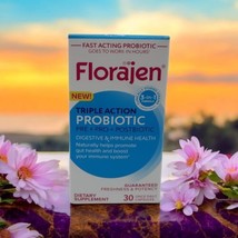 Florajen Triple Action Probiotic Pre + Pro + Postbiotic 30 Capsules EXP ... - £11.73 GBP