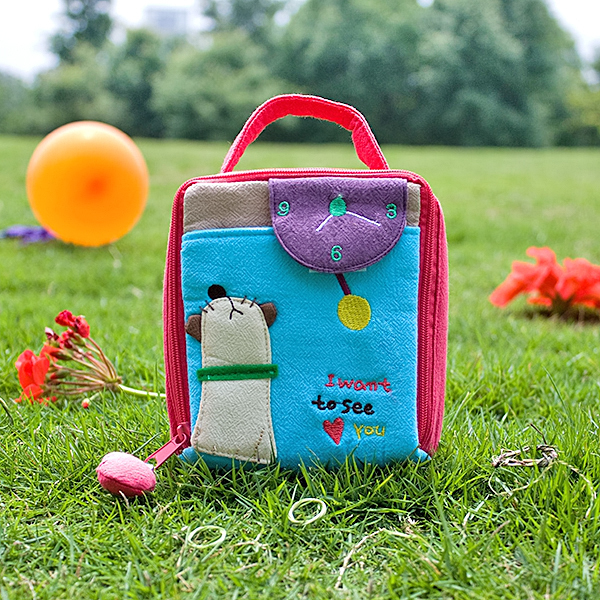 [Miss You] Cosmetic Camera bag Hand Purse Wallet(4.9*4.7*2)