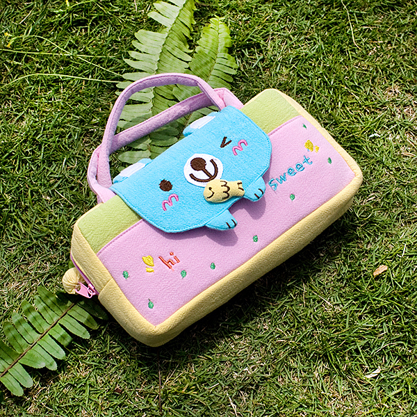 [Sweet Bear] Kids Mini Handbag Wallet(7.8*5.5*1.4)