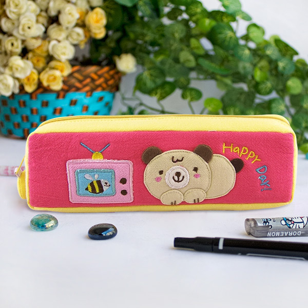 [Happy Day] Pencil Pouch Bag (7.5*2.5*1.6)