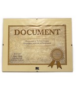 8.5x11 Certificate Frame Picture Diploma Document Clip Glass No Molding ... - £9.46 GBP