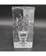 Waterford Crystal Glass Paperweight Tree Vase Flowers Glass Figurine No Box - $47.37 CAD