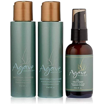 Agave Take-Home Smoothing Shampoo, Conditioner & Treatment Trio image 2