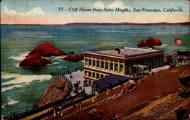 Vintage Postcard California, Cliff House from Sutro Heights, San Francisco-BK31 - £2.77 GBP