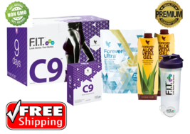 C9 Detox Forever Living Diet Aloe Vera Gel Weight Loss Program Chocolate... - £73.91 GBP