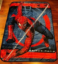 Spider-Man 62" x 88" Twin Size Throw Blanket by The Northwest Company ~ Vintage - $24.18