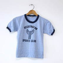 Vintage Kids Decathalon Sports Club T Shirt Medium - £13.84 GBP