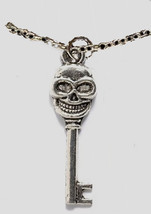 Skeleton Key Pendant Necklace   Gothic Steampunk Cosplay Jewelry - £4.79 GBP
