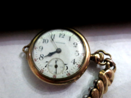 Antique Waltham ladies 6/0 Pocket Watch shape Wrist Watch 14K Gold Filled - $1,903.26 MXN