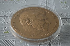 JANUARY 20, 1981 Ronald Reagan Presidential Inauguration 3 Inch Bronze Medal - £30.68 GBP