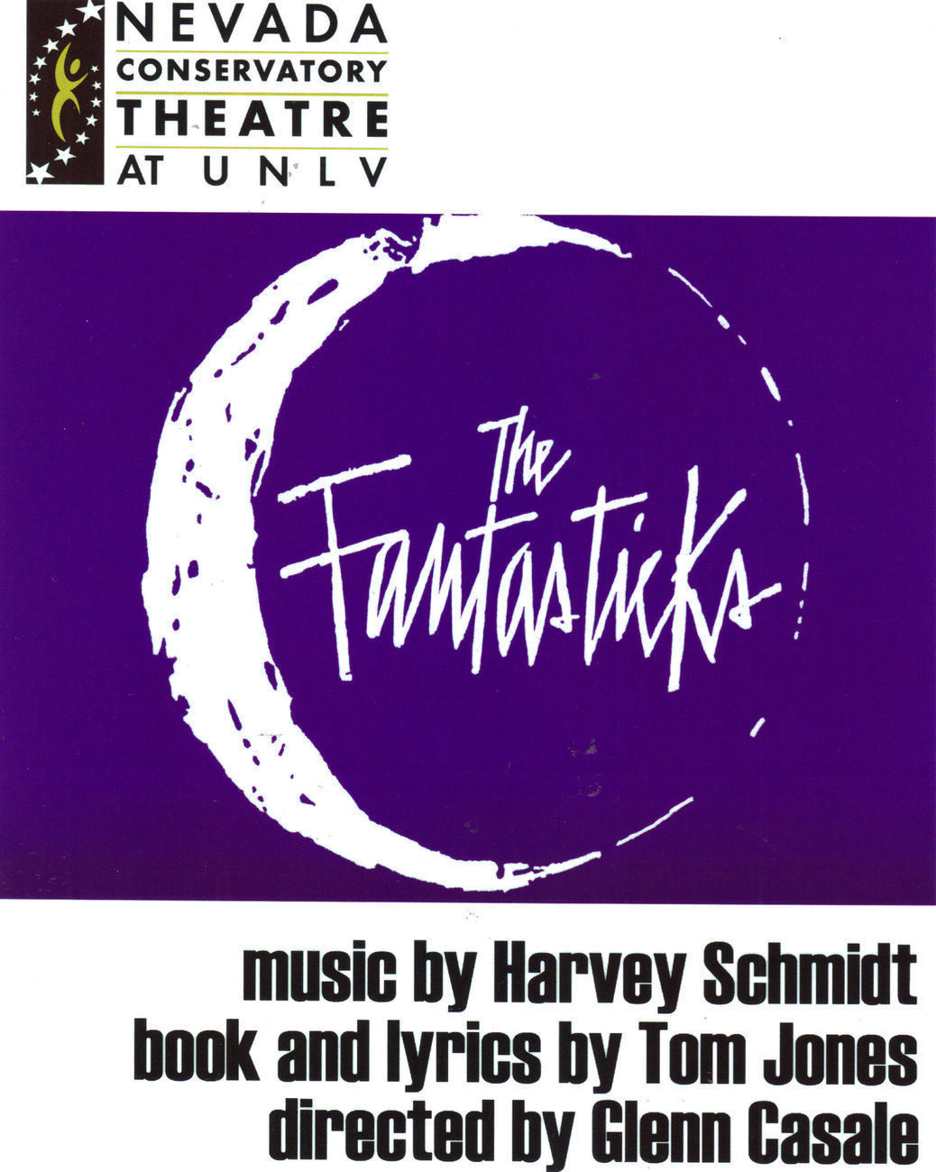 THE FANTASTICKS Music by HARVEY SCHMIDT Vegas Promo Card - $5.95