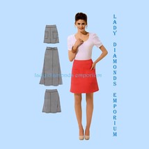 Simplicity 1717 Womens A-line Yoked Skirts Pattern Pieces for Slim Average & Cur - $13.95