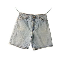 Levis 550 Mens Size 36 Vintage Y2K Relaxed Fit jean Shorts Blue Denim Li... - $19.05