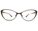Isaac Mizrahi Eyeglasses Frames IM30015 BR Pink Green Cat Eye Full Rim 5... - $55.97