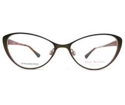 Isaac Mizrahi Eyeglasses Frames IM30015 BR Pink Green Cat Eye Full Rim 52-16-140 - £44.08 GBP