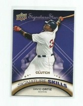 David Ortiz (Boston Red Sox) 2009 Upper Deck Signature STARS-SKILLS Insert #11 - £3.91 GBP