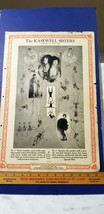 Antique 1926 Vaudeville Act Poster THE KASEWELL SISTERS Trapeze &amp; Dancin... - $29.25
