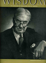 Wisdom: The Magazine of Knowledge for All America Bernard Baruch March 1956 - £21.50 GBP