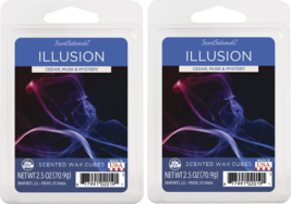 Scentsational Scented Wax Cubes 2.5oz 2-Pack (Illusion) - $10.95