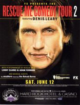 Rescue Me Comedy Tour 2 w/ Denis Leary @ Hard Rock Hotel Las Vegas Promo Card - £3.10 GBP