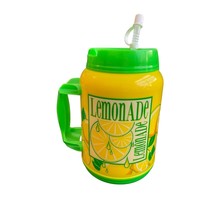 64 oz Whirley Drink Works Lemonade Insulated Mug Tanker w/ lid and straw - £15.81 GBP