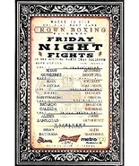 Friday Night Fights Presents Brian Battease Vs. Alen Martine Promo Card - £7.07 GBP