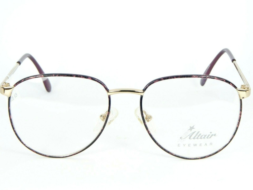 NEW W/ TAG Altair 330 BURGUNDY EYEGLASSES GLASSES METAL FRAME 53-16-135mm France Item image 2