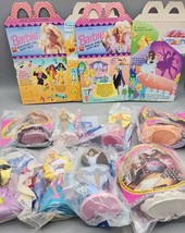 McDonald&#39;s Barbie 1991 Happy Meal 8 Toys Full Set &amp; Original Boxes Sealed - $13.98