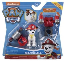 Paw Patrol Action Pk “Marshall” Firefighter Figure W/ 2 Clip On Backpacks-NEW - £9.74 GBP