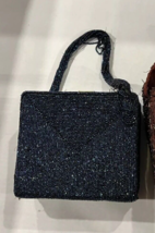 Vintage Beaded Box Purse Blue Seed Bead - €17,04 EUR