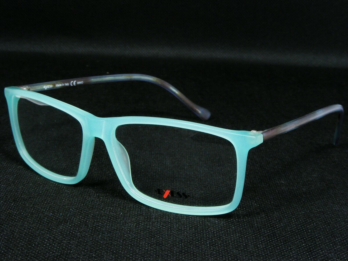 EXESS 68780 A2583 Monture De Lunettes Turquoise Mat Bleu 55-14-140mm Italie - $86.09