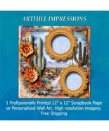 States - Colorado Desert Bloom Personalized Wall Art or Scrapbook Page - €18,95 EUR