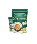 FITGUM 20X Collagen Chia Coffee 11 in 1 Coffee Mix (3 Pack) USA Seller - $52.42