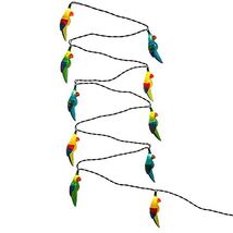 Parrots Christmas Light String Set of 10 UL0137 New - $31.98