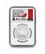 2022 Canada Maple Leaf $20 Ultra High Relief 1 oz Silver NGC Reverse PF7... - $345.51