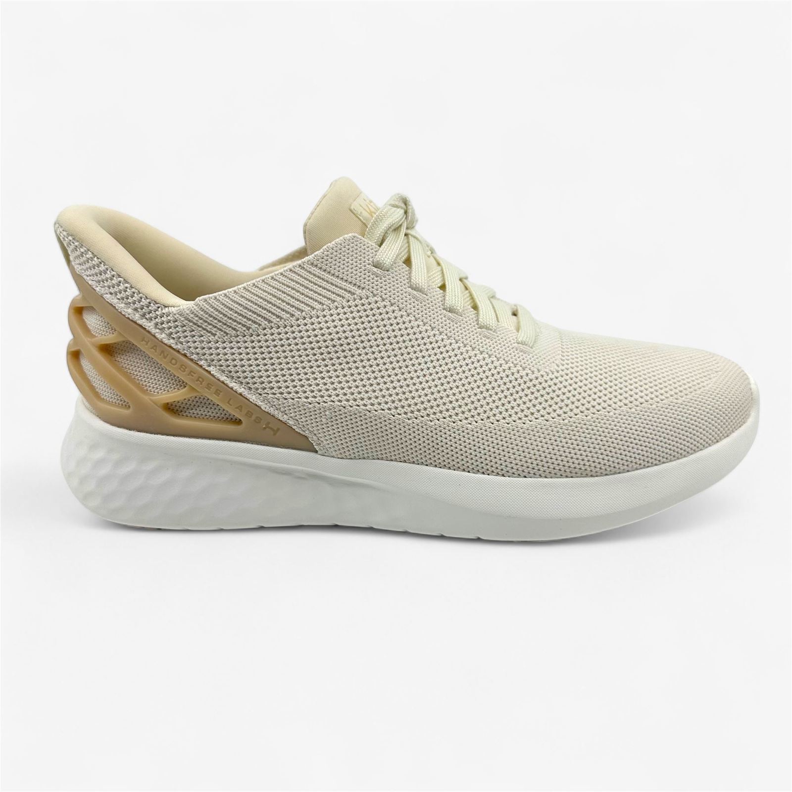 Kizik Athens White Creme Mens Athletic Sneaker