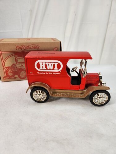 ERTL  1912 Model T Ford Delivery Van Cherry Mash HWI Die Cast Bank Red NOS - $9.89