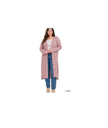 Plus Size Cardigan Sweater   Tall Women Ribbed Long Topper Duster Button... - £39.03 GBP