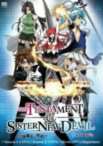 Anime DVD The Testament Of Sister New Devil Season 1+2+2OVA+Movie (Uncensored)  - £29.25 GBP