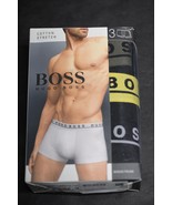 HUGO BOSS Herren 3-Pack Mehrfarbig Stretch Baumwolle Stamm Boxer Shorts - €22,94 EUR