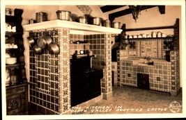 Rppc Postcard -THE Kitchen -At Scottys Castle Death Valley California-BK38 - £3.10 GBP